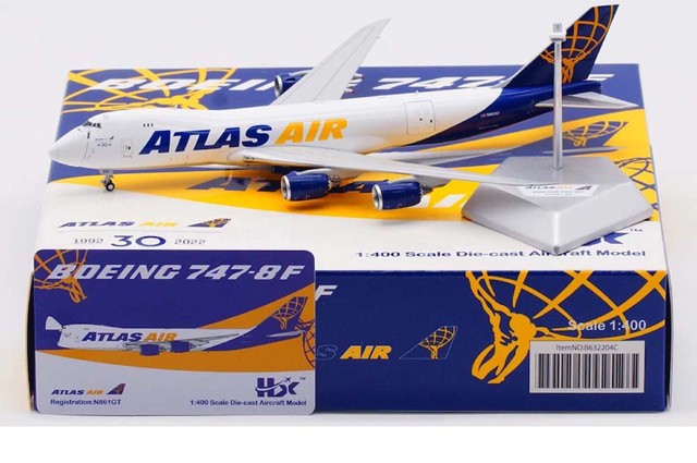 B632204C HX Models 747-8F 1/400 Model N861GT Atlas Air Interactive Series