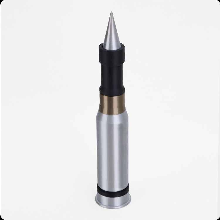 1:2 M830A1 HEAT MP-T Anti-Tank Shell Model 46cm 3D Printed Military Collection