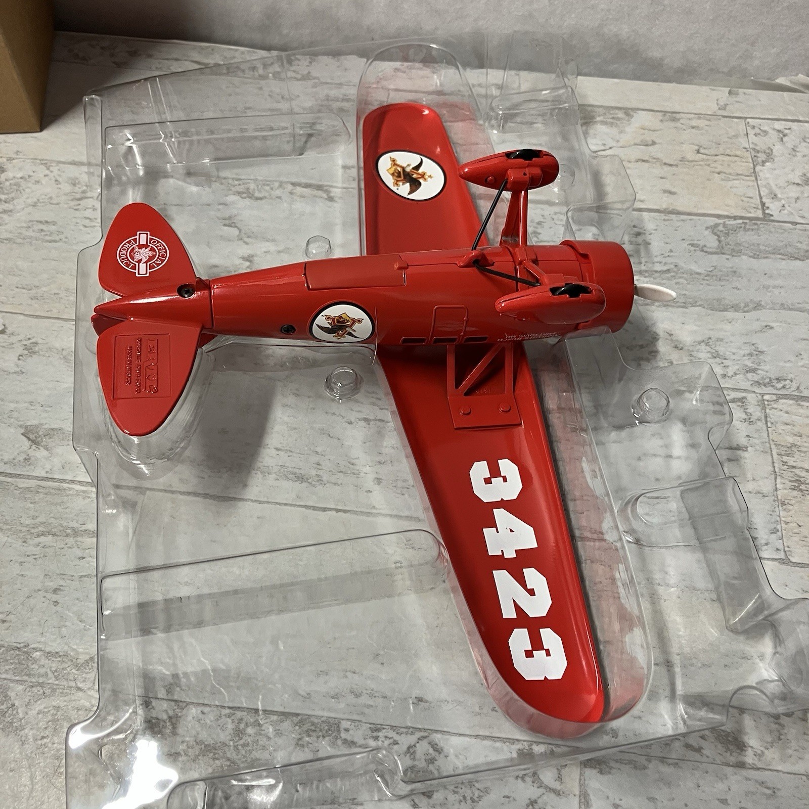 Ertl 1929 Lockheed Air Express Diecast Airplane ANHEUSER-BUSCH Coin Bank 1996