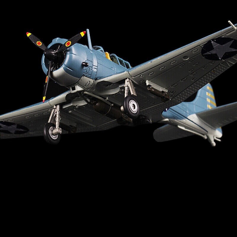 1:72 Diecast USA Douglas SBD Dauntless Bomber Aircraf Model Military Collection