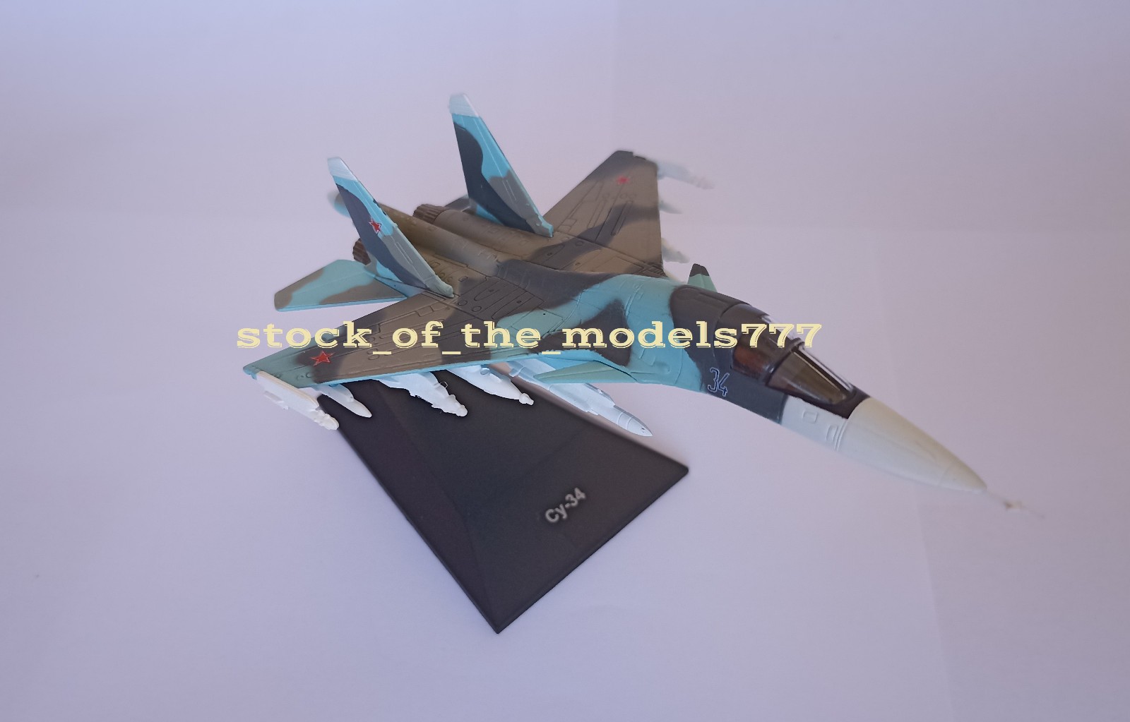 Sukhoi SU-34 Fullback Deagostini 1:160 Soviet Air Force scale model+magazine