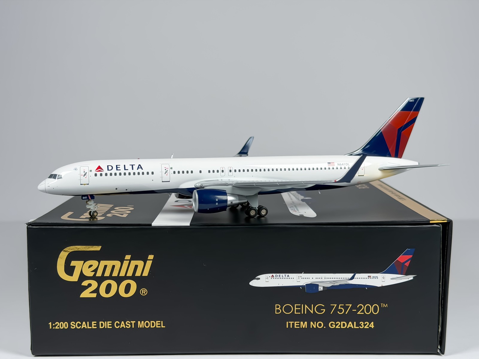 Delta Air Lines Boeing 757-200 1:200 Gemini Jets N641DL (G2DAL324)