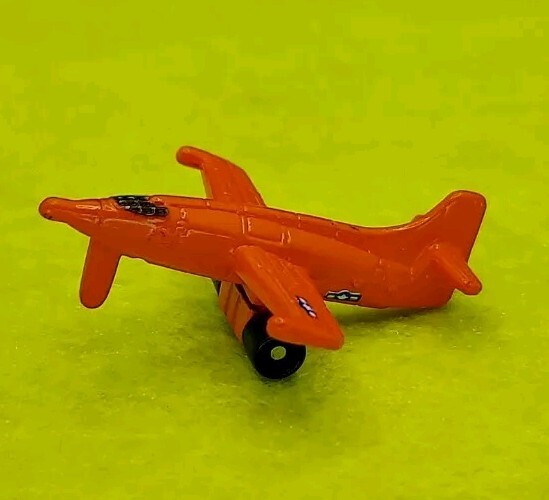 Micro Machine X-1 Rocket Plane Orange (First Super-Sonic Aircraft)