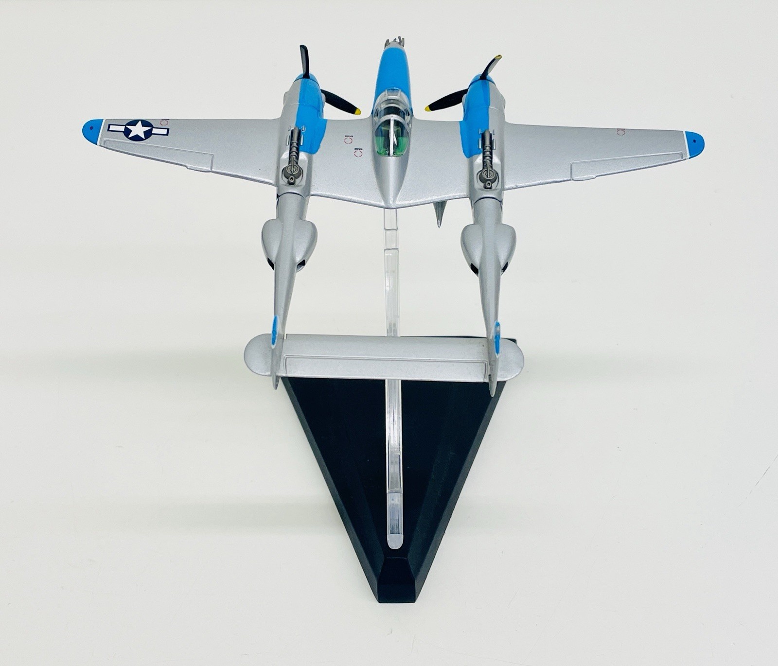 Franklin Mint Armour 1:100 P-38 Lightning Diecast Plane M11E280 Damaged