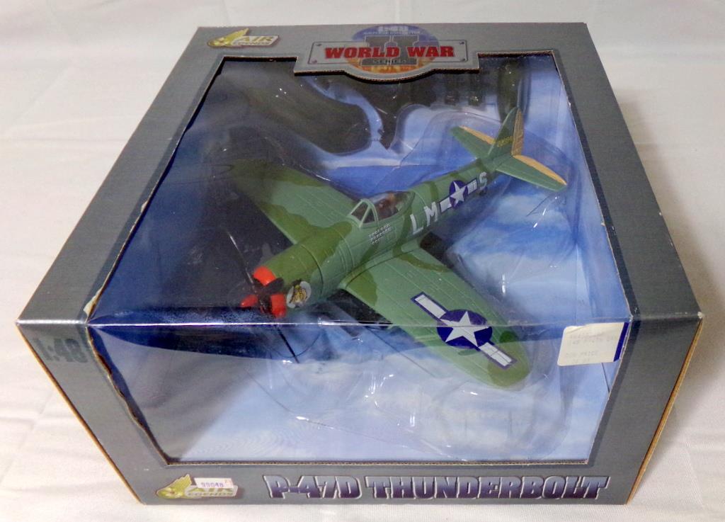 Air Legends Yat Ming P47 WWII Series Thunderboldt Die Cast Model Airplane MIB