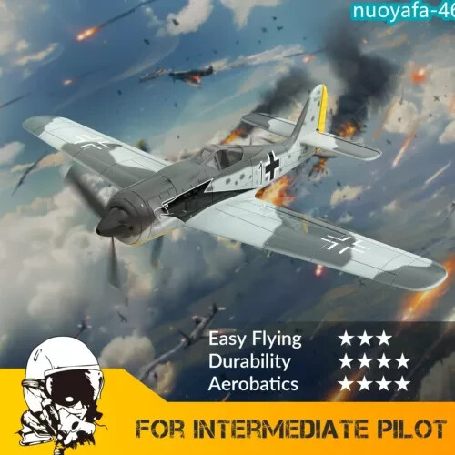 US FW190 4CH Plane Remote Control Fighter Aerobatic RTF 2.4G Volantex