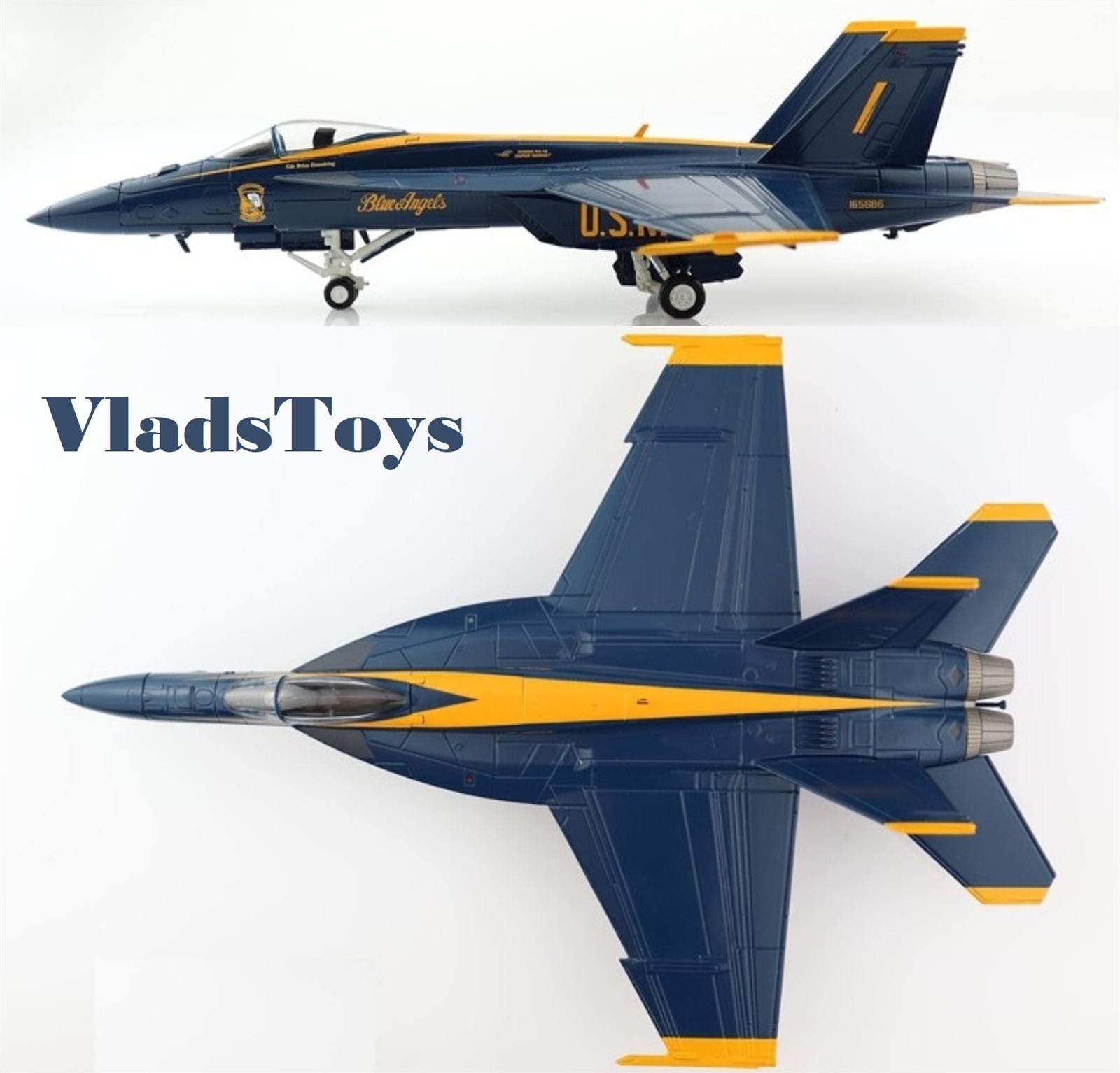 Hobby Master 1/72 F/A-18E Super Hornet USN Blue Angels #1 Kesselring 2020 HA5121