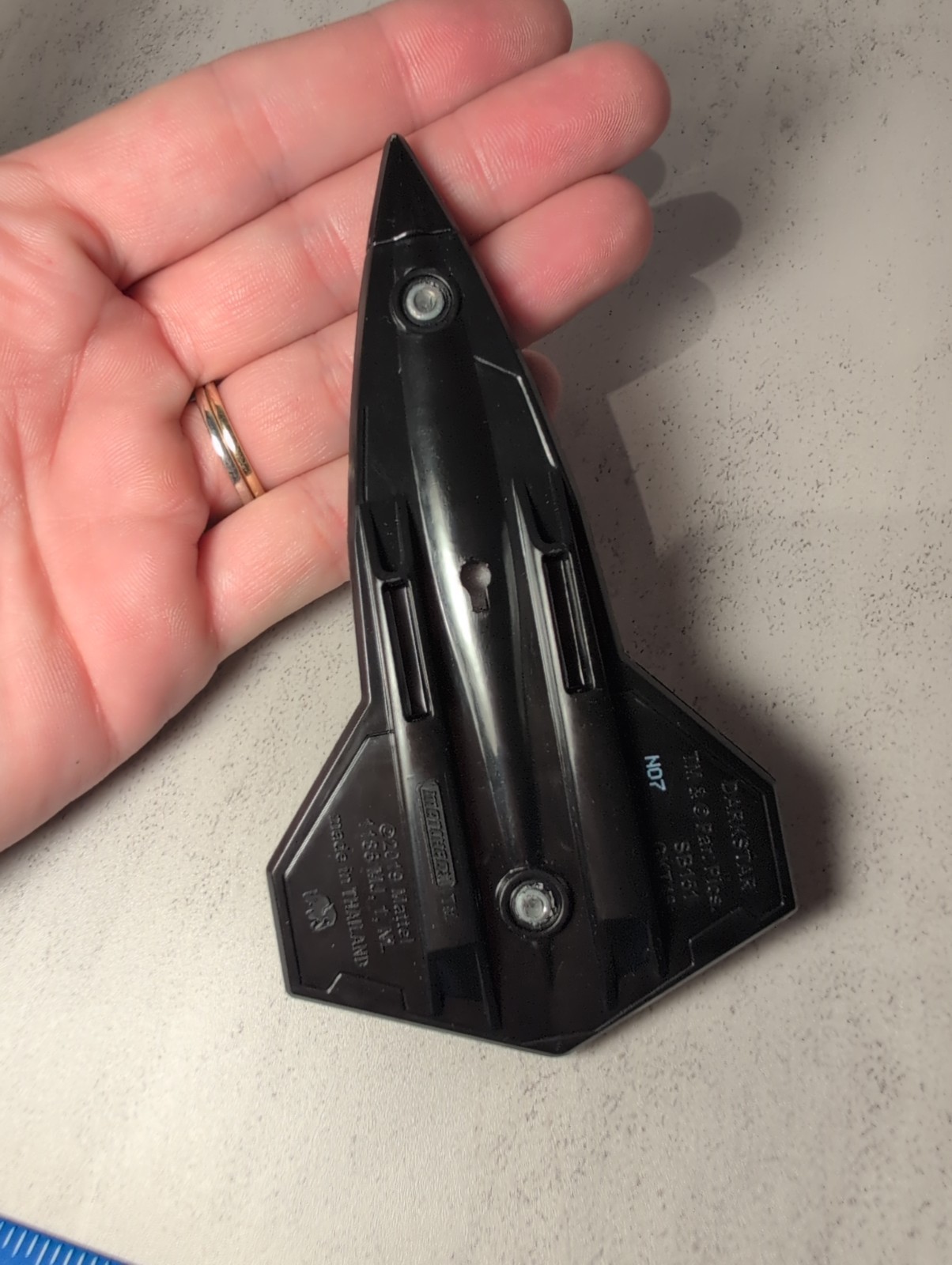 2019Matchbox Top Gun Maverick Darkstar diecast Used