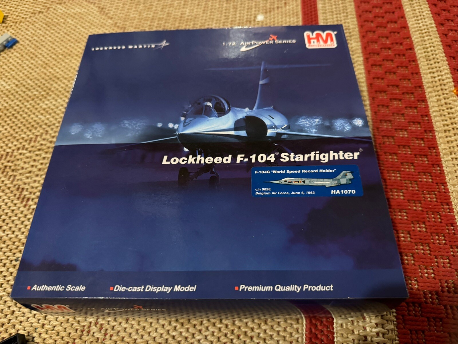 Hobby Master 1/72 F-104G Starfighter Belgian AF World Speed Record 1963 HA1070