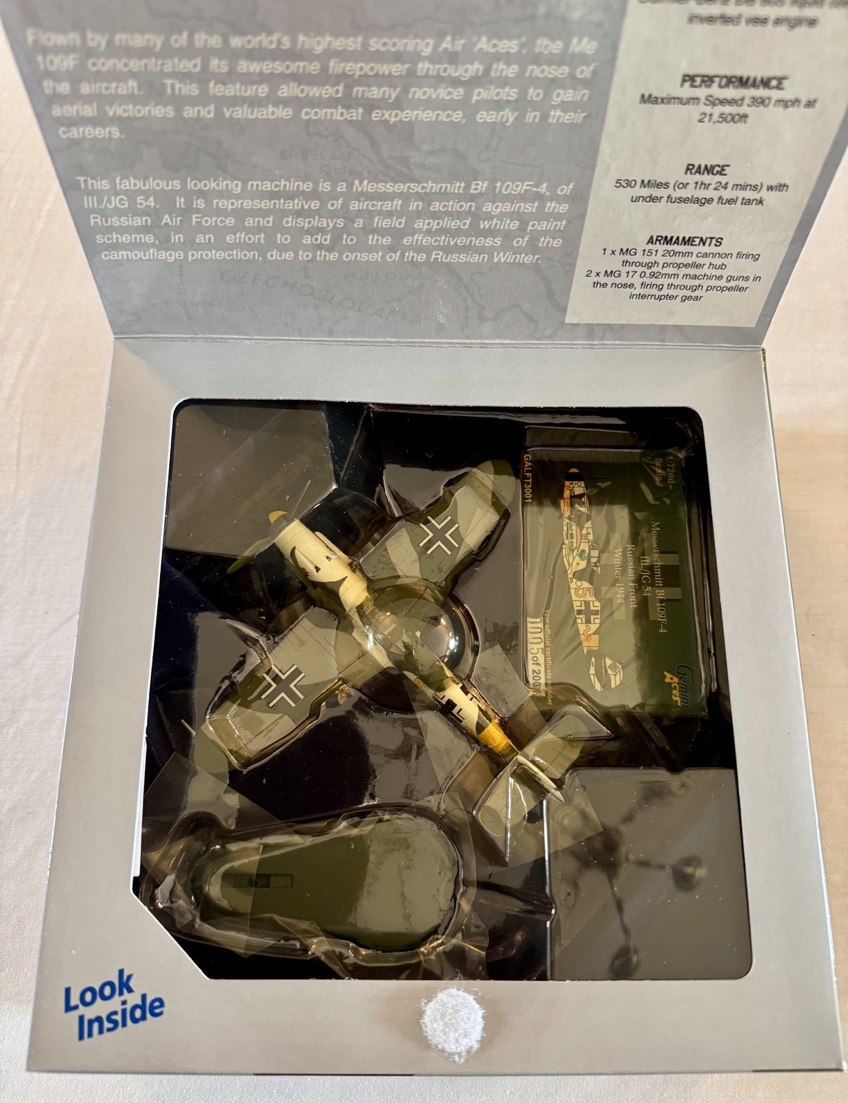 Gemini Aces MESSERCHMITT Bf109F-4 III./JG 54 Russian Front Winter 1944 GALFT3001