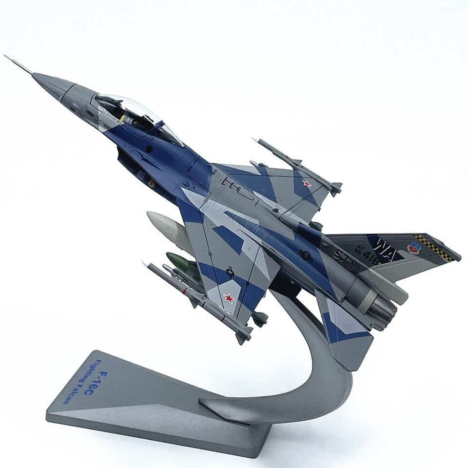 1:72 AF1 USAF F-16C Fighting Falcon Fighter Diecast Military Aircraft Model