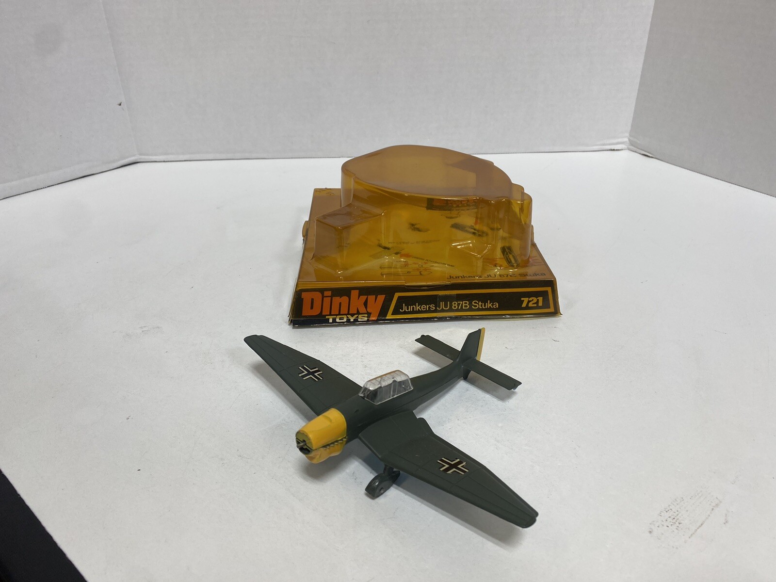 Dinky 721 1:72 Die-Cast Metal Junkers JU 87B Stuka Military Airplane