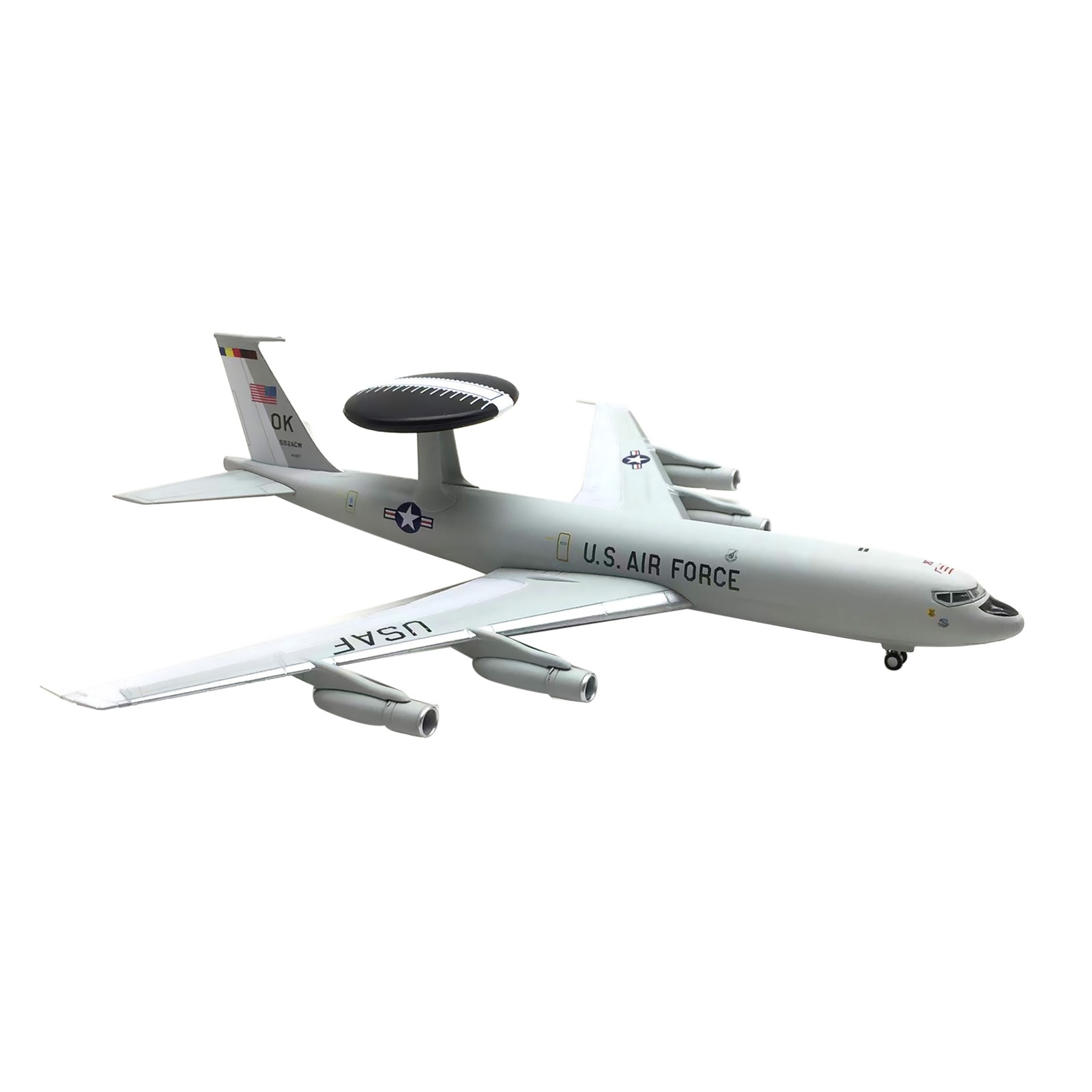 Alloy+ABS Plastic 1/200 Scale US E-3 E3 Sentry AWACS High Simulation Plane Model