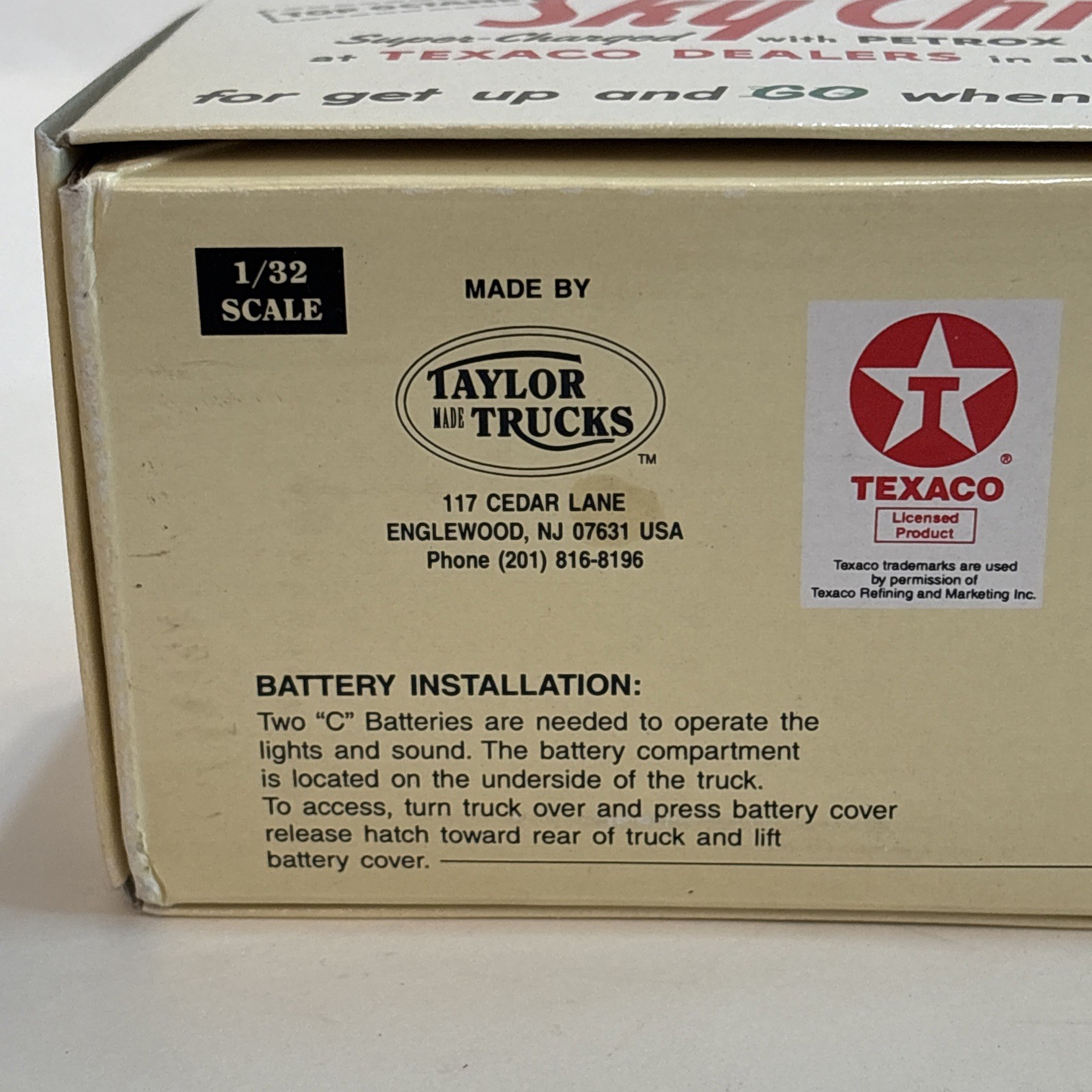 Lube Oil Legends Texaco Sky Chief Tanker Truck Coin Bank BRAND NEW IN BOX