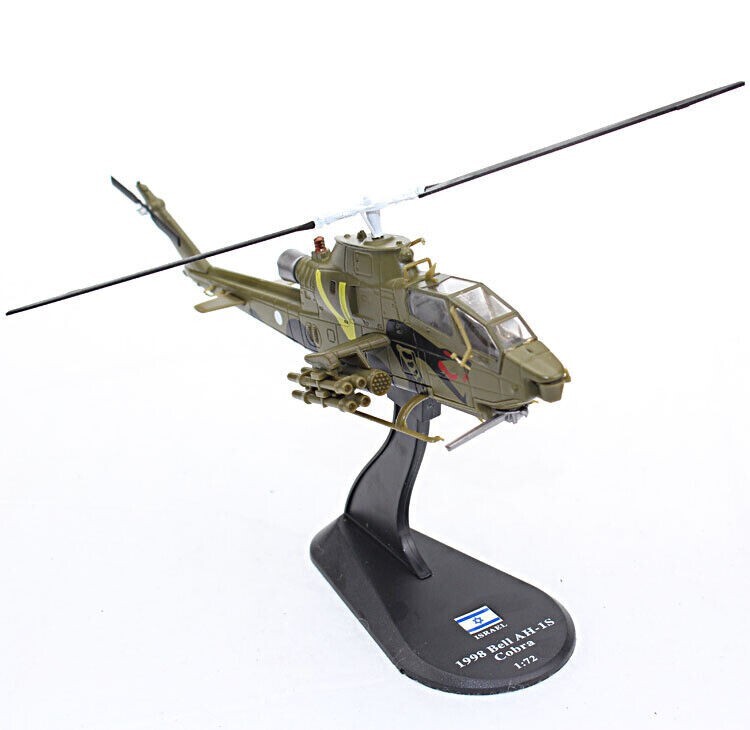 1:72 Israel Bell AH-1S Cobra Attack Helicopter Model Diecast Military Collection