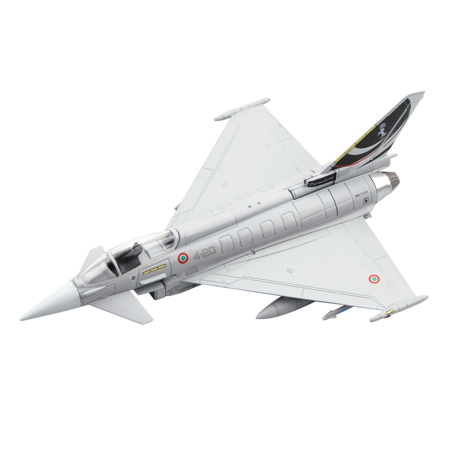 Collector Eurofighter Typhoon Model 1:100 Scale 16cm Alloy Display w Stand Gift