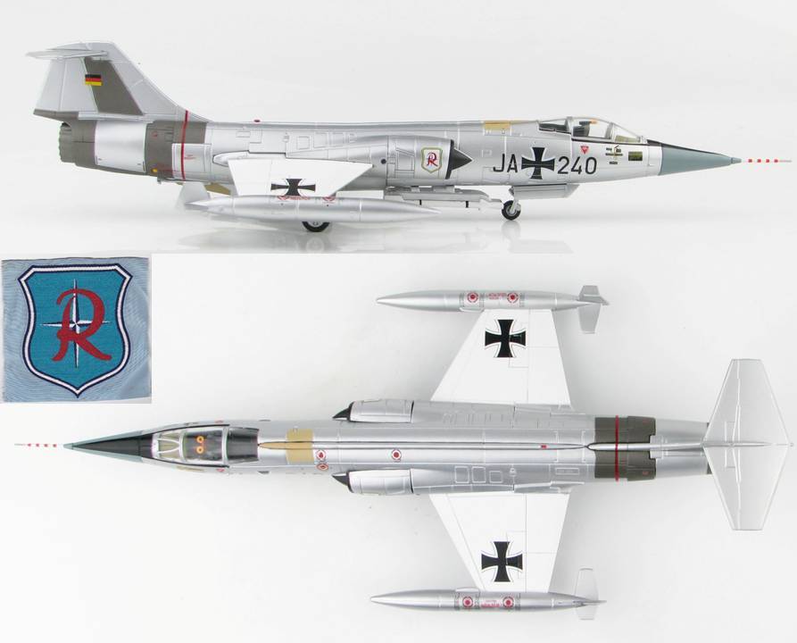 Hobby Master 1/72 HA1043 F-104G Starfighter Luftwaffe JG 71 Richthofen, Germany