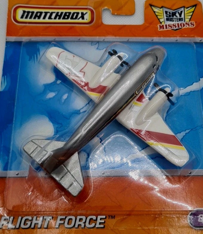 MATCHBOX Sky Busters Missions Flight Force Plane 2011 Mint With Blister Pack