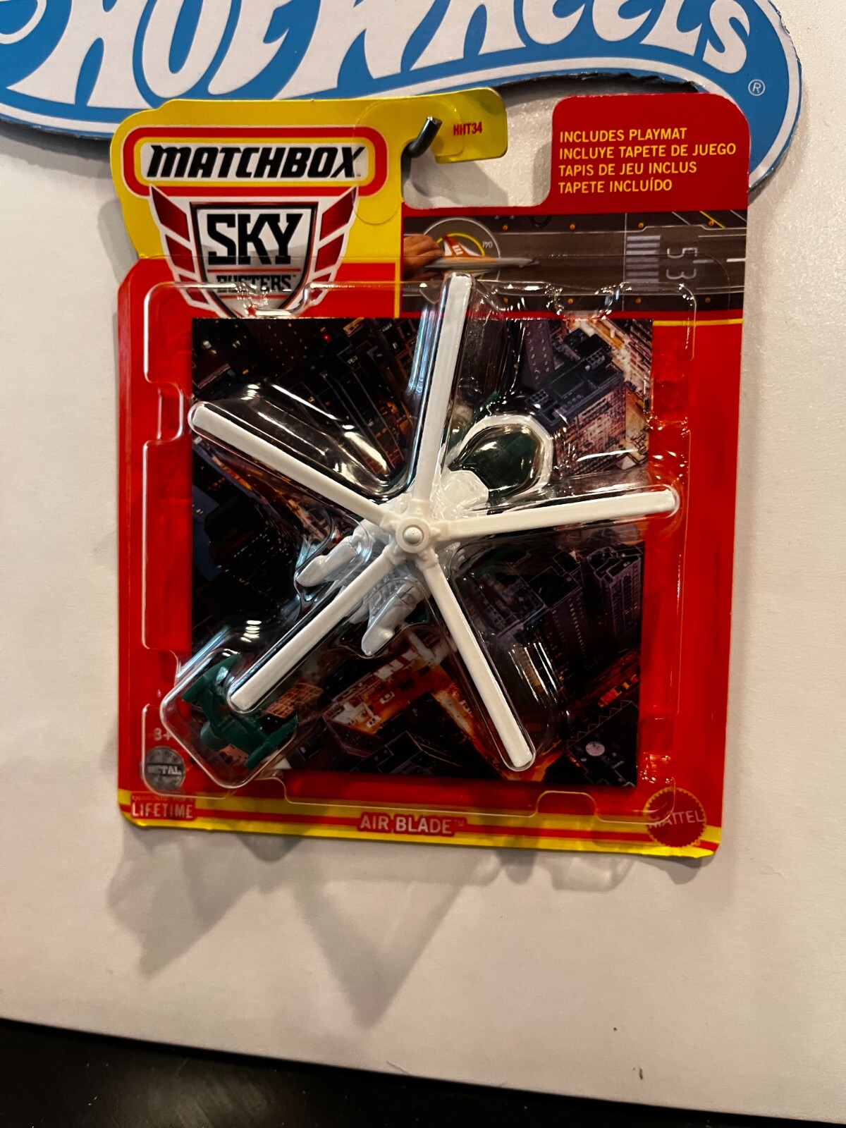 2024 MATCHBOX SKY BUSTERS WHITE & GREEN RESCUE AIR BLADE HVM68