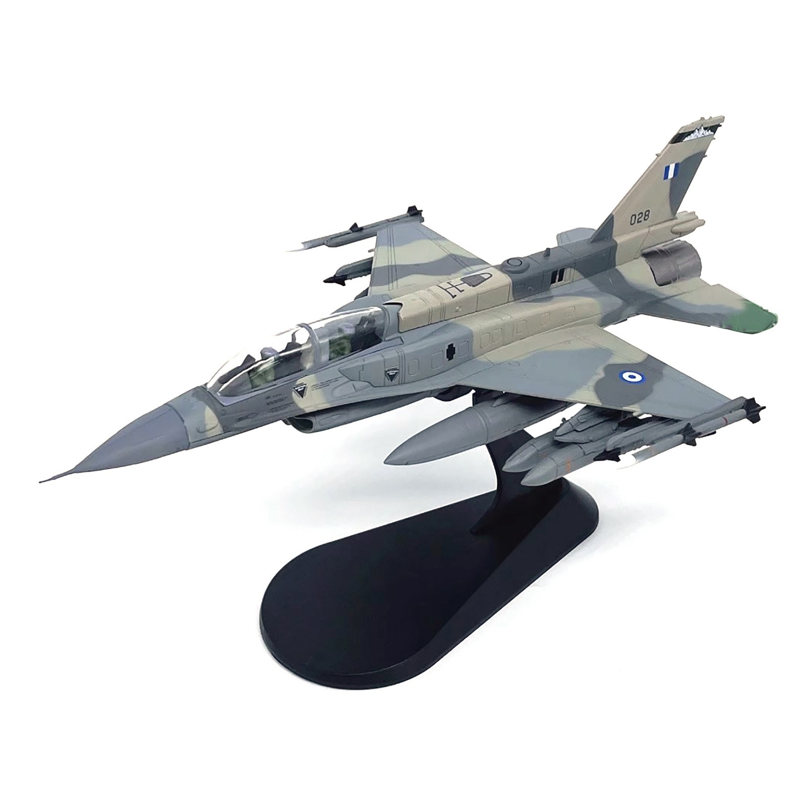 1/72 Hellenic Air Force F-16D Mira Figher Model Finished Diecast Alloy Decor