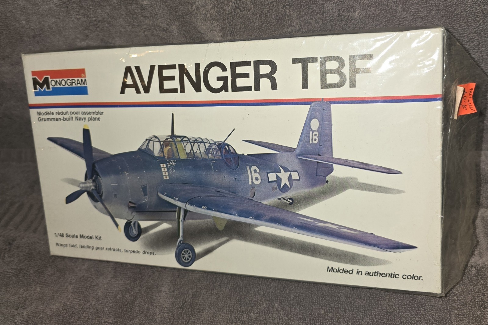 Monogram Avenger TBF Grumman Torpedo Bomber WWII US Navy 1/48 NEW IN Box RARE 1
