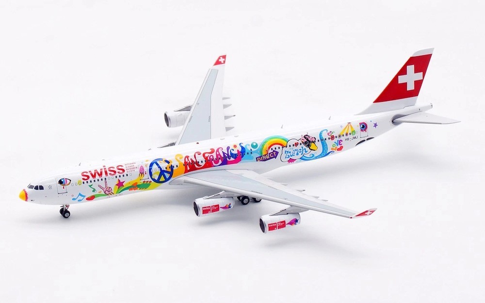 Swiss (San Francisco Livery) / Airbus A340-300 / HB-JMJ / AV4319 / 1:400 *LAST*