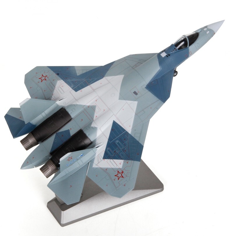 Su-57 5th Generation Stealth Russian Fighter – 1/72 Scale Diecast Model