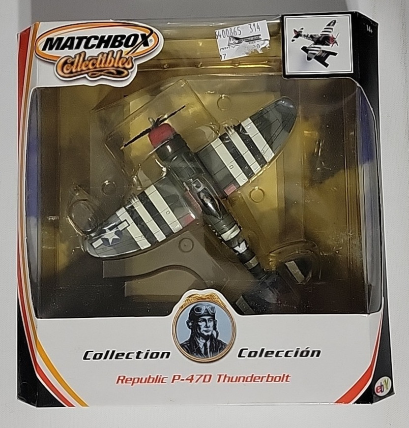 Matchbox Collectibles Republic P-47D Thunderbolt 1/72 Scale Diecast WWII