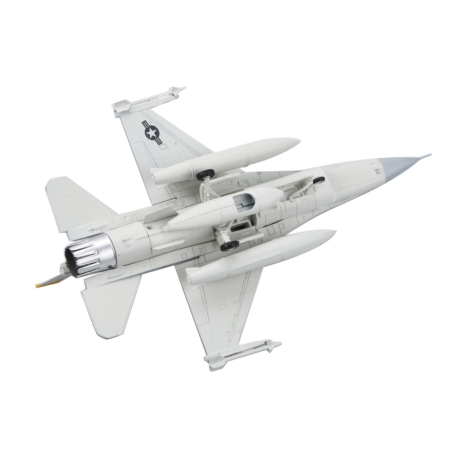 1:100 Scale F-16C Falcon Fighter Jet Model For US Air Force Alloy Gift 15cm