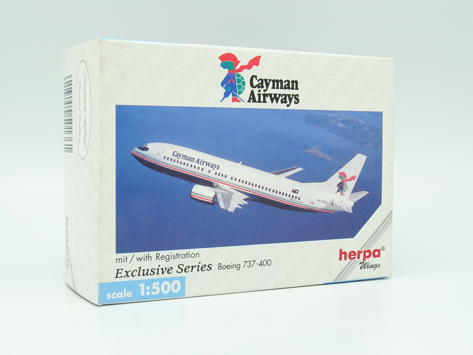 Herpa Airplane Airlines 1/500 – Boeing 737 400 Cayman Airways