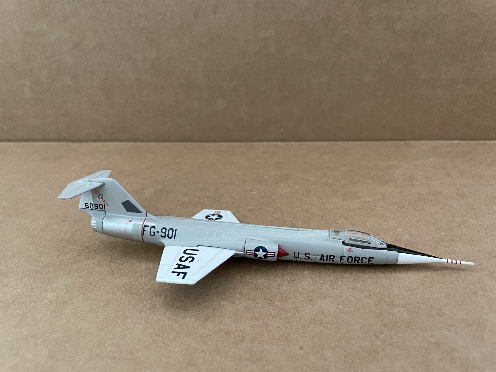 2019 DARON Postage Stamp Airplane w Box F-104 STARFIGHTER 479th Tactical Fighter