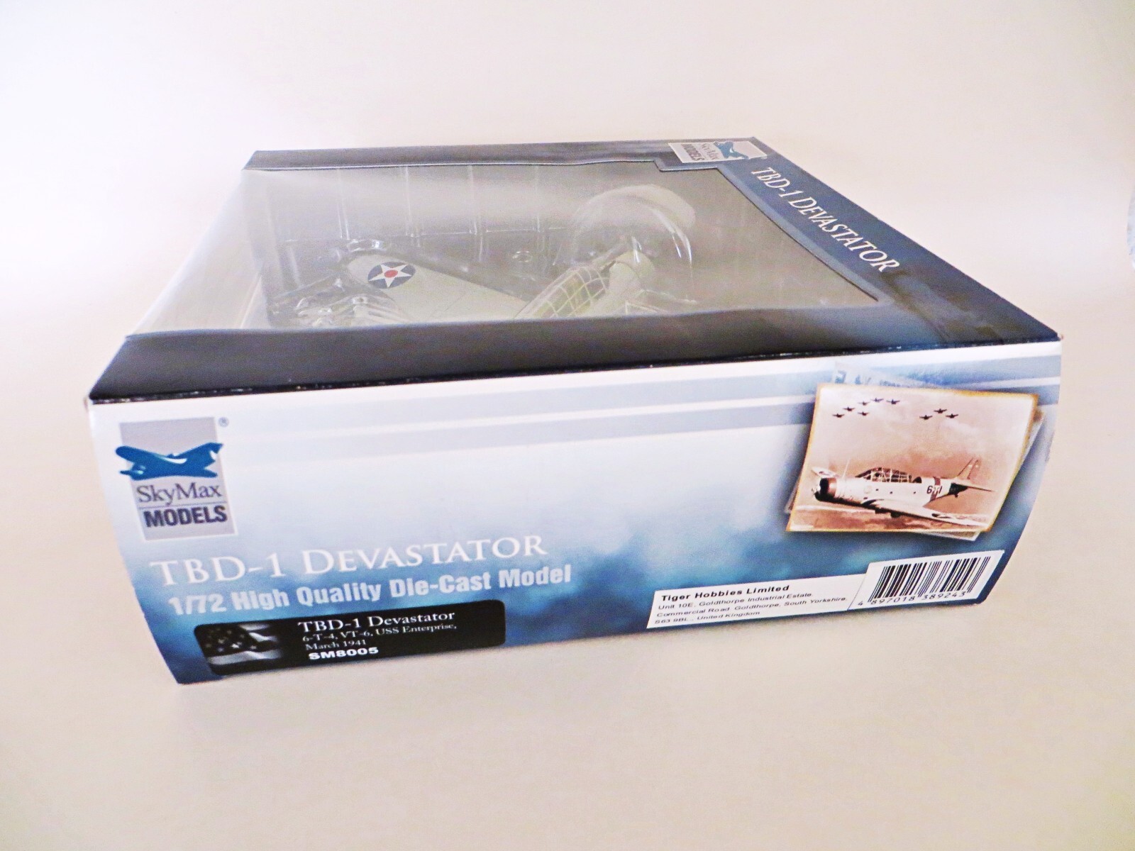 SKYMAX SM8005 ‘TBD-1 DEVASTATOR V-T-4 VT-6 USS ENTERPRISE, 1941’ 1:72. MIB/BOXED