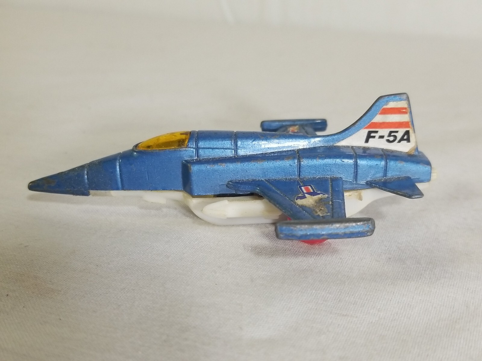 Vintage Die-Cast Jet Airplane Pull Back F-5A Freedom Made In Hong Kong