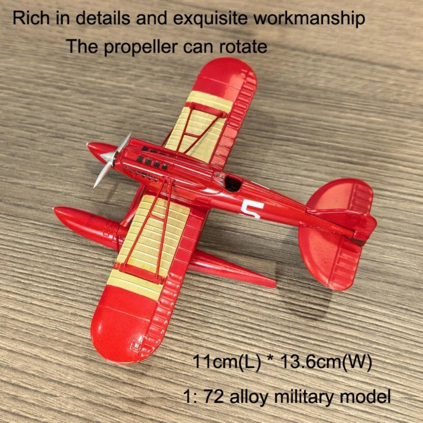 1:72 Scale Schneider Trophy Macchi M.39 Racing Seaplane Alloy Finished Replica