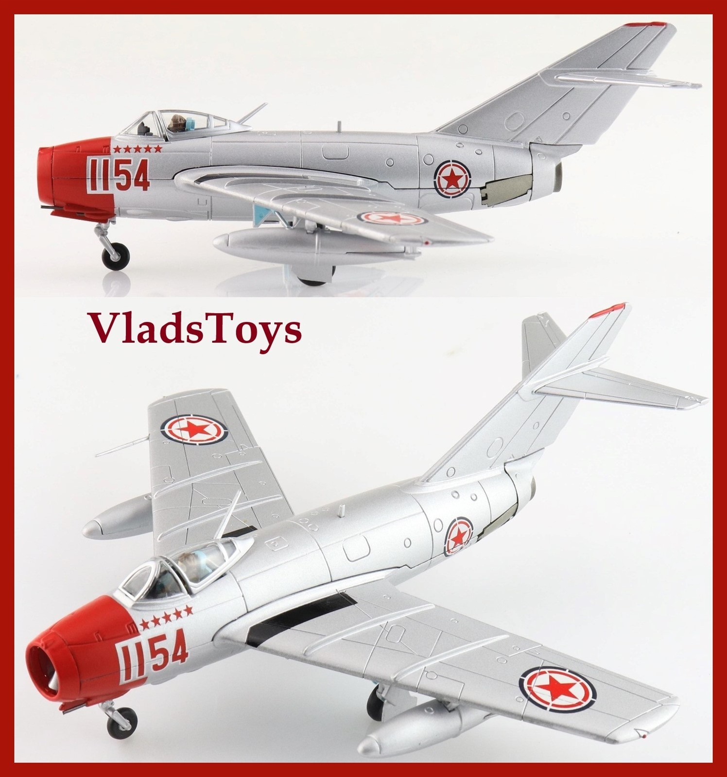 Hobby Master 1/72 MIG-15bis Fagot CPVAF, Red 1154, Korea, 1950s HA2424