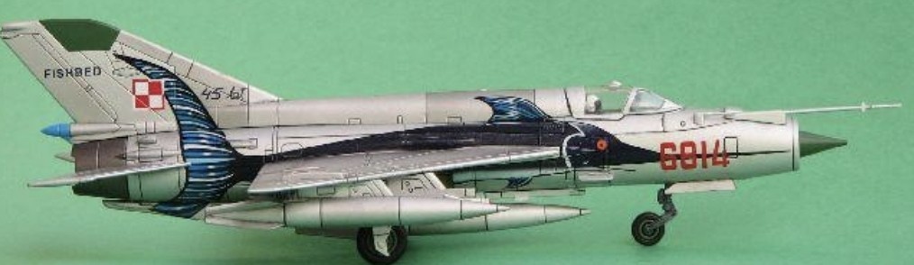 HOBBY MASTER HA0103 MIG-21 MF POLISH AIR FORCE “BIG FISH” MINT