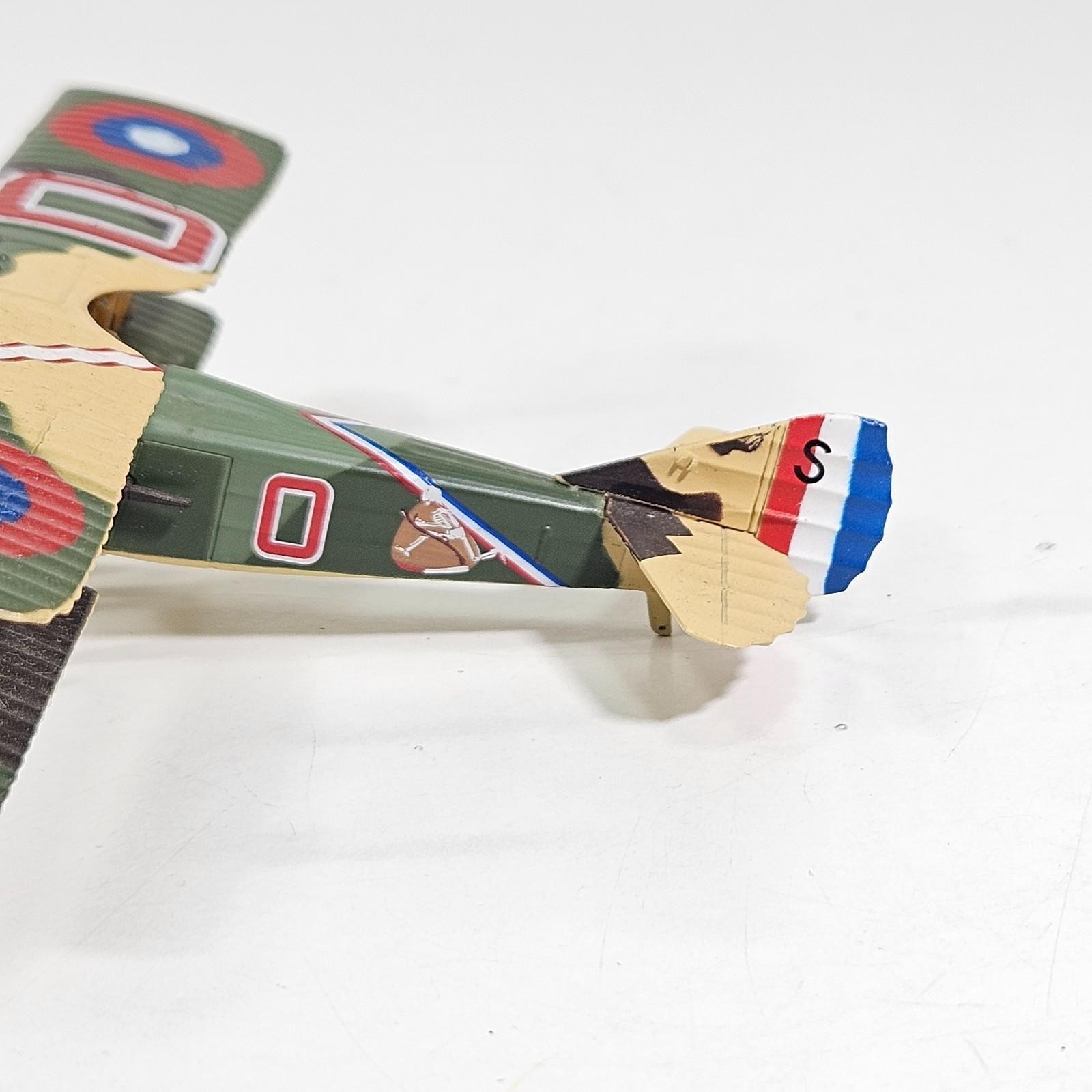 Job Lot of 2 small Scale Diecast WWI SPAD S.XIII US Army Unbox Aircraft Model
