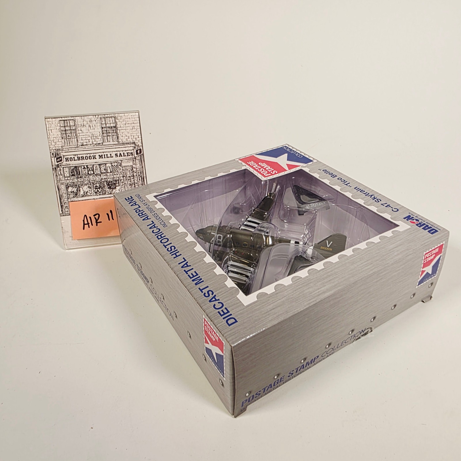 Daron Postage Stamp Collection • C-46 Skytrain “Tice Belle“ ( DC-3 ) • 1:144