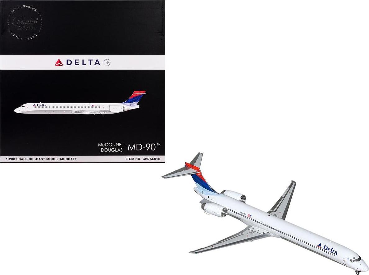 McDonnell Douglas MD-90 Aircraft Delta Air Lines N910DN Gemini 200 Series 1/200