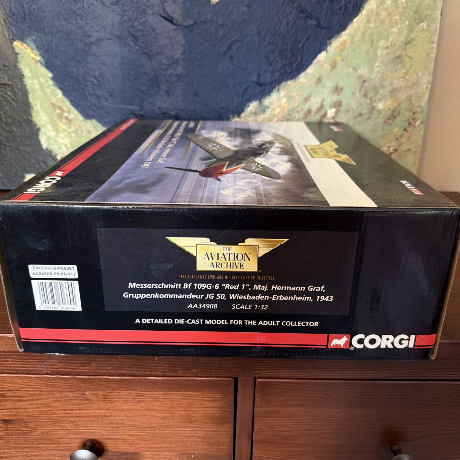 Corgi Aviation Archive 1/32 AA34908 Messerschmitt Bf109G-6 “Red 1”