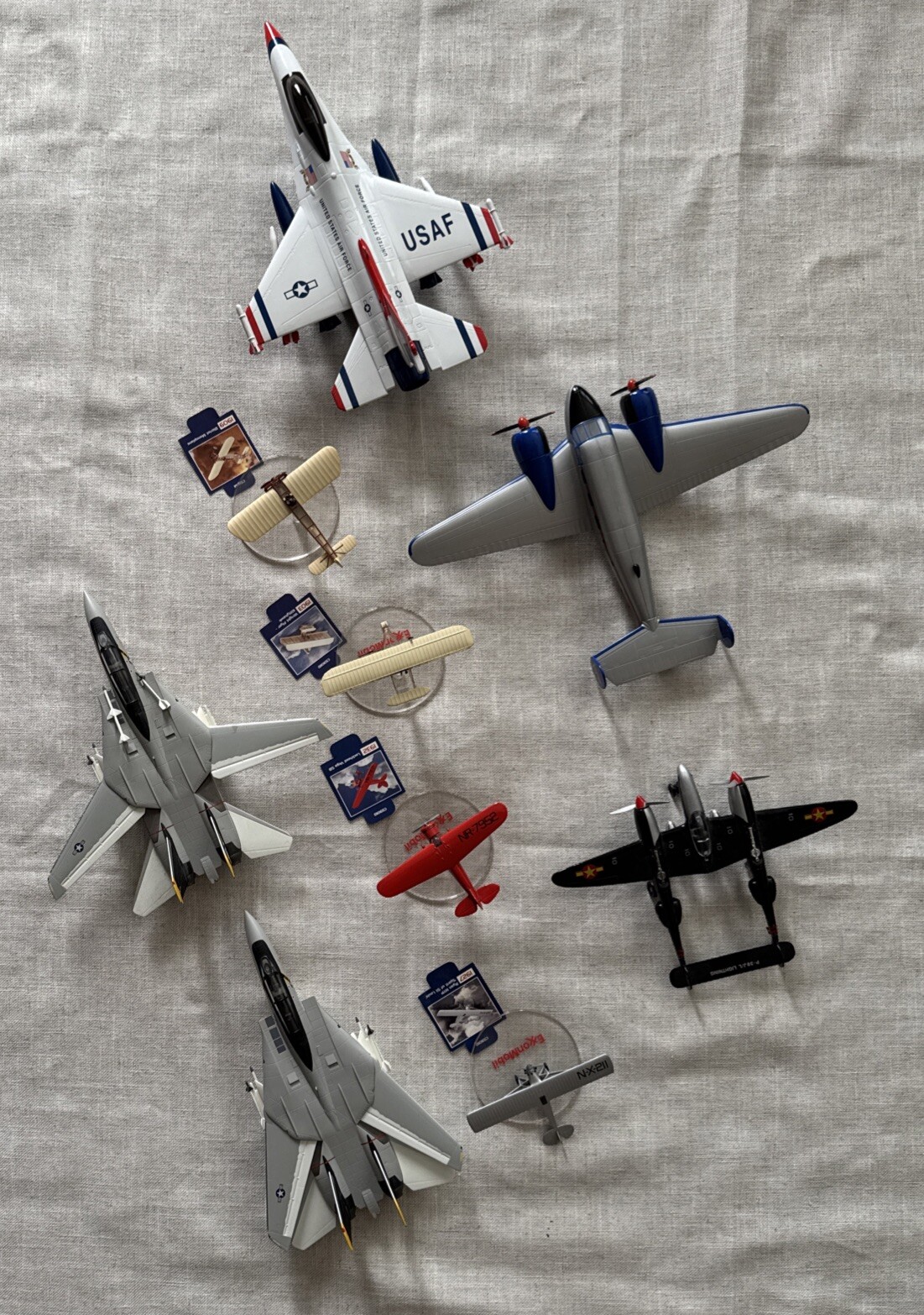 CORGI Model Airplanes Diecast Lot of 9 Aviator Collector’s Item Vintage Aircraft