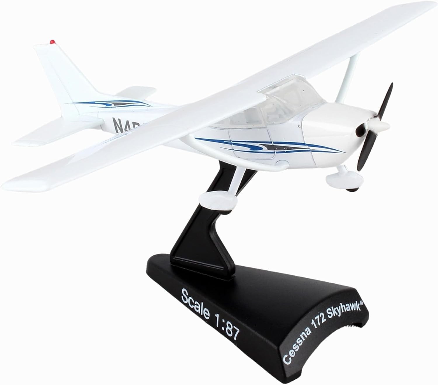 Worldwide Trading Postage Stamp PS5603-2 Cessna 172 Skyhawk 1:87 Diecast Display