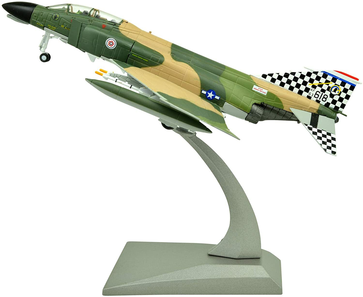 1:100 F-4C Phantom Fighter Attack Metal Fighter Model,USAF, Military Airplane