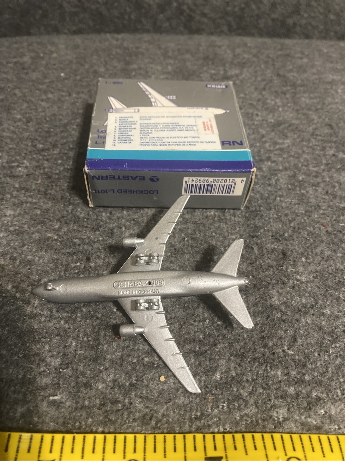 Schabak Lockheed TriStar L-1011 Eastern Airplane In Box 1/600 Scale Diecast