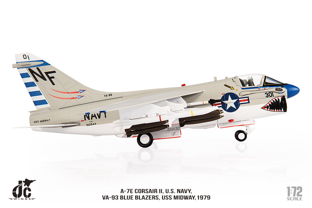 1:72 JC Wing A-7E CORSAIR I.U.S.NAVY,VA-93,1979 Fighter Diecast Aircraft Model