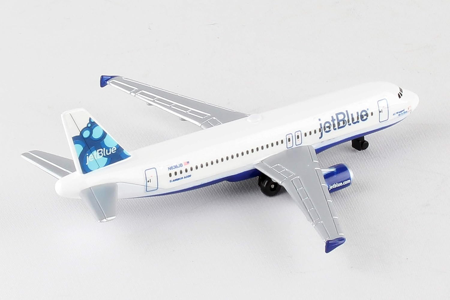 Toy Airplane – Jetblue – Die-Cast Metal Model Airplane Toy with Plastic Parts fo