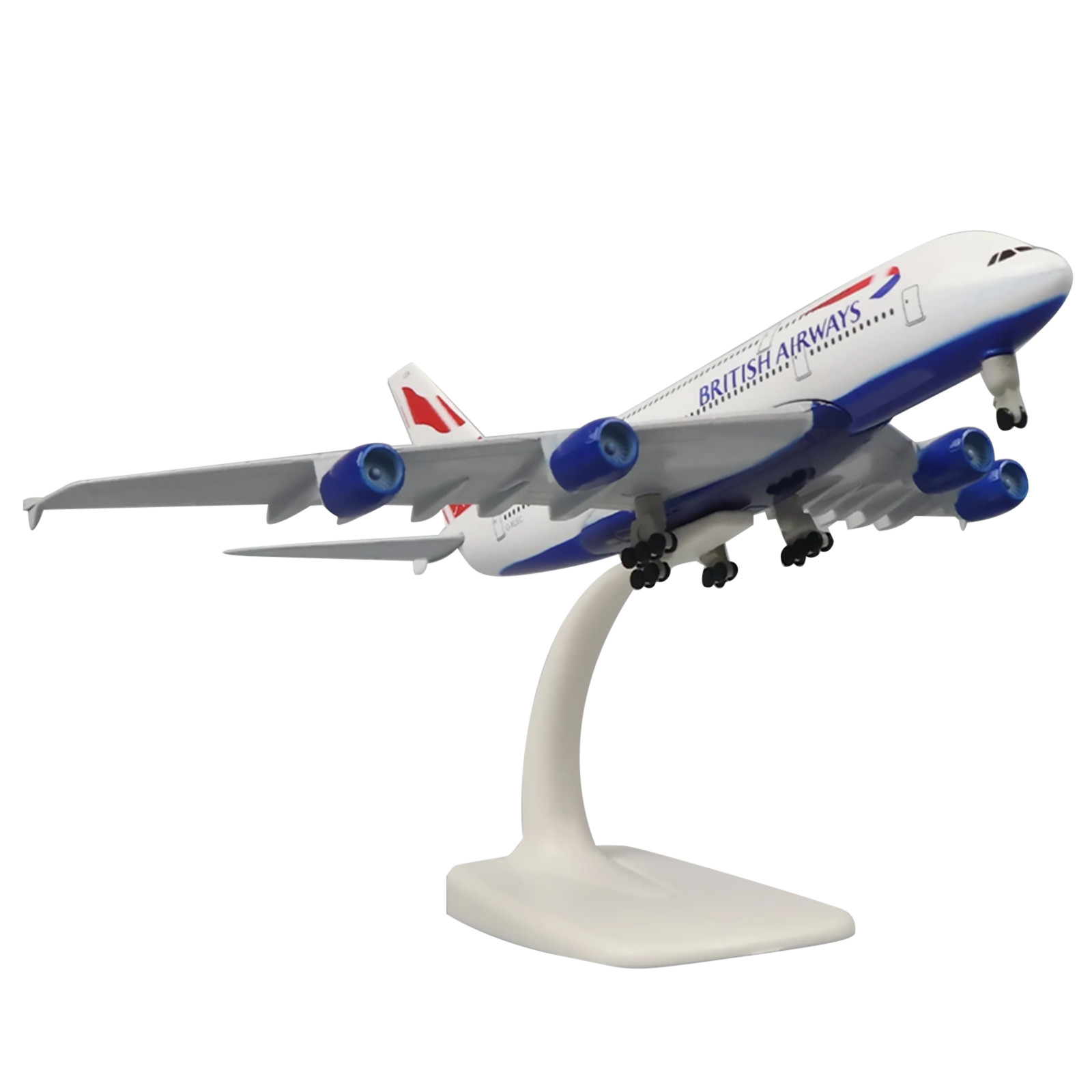1:400 Scale British Airways A380 Alloy Model Plane Display Model Plane for Kids