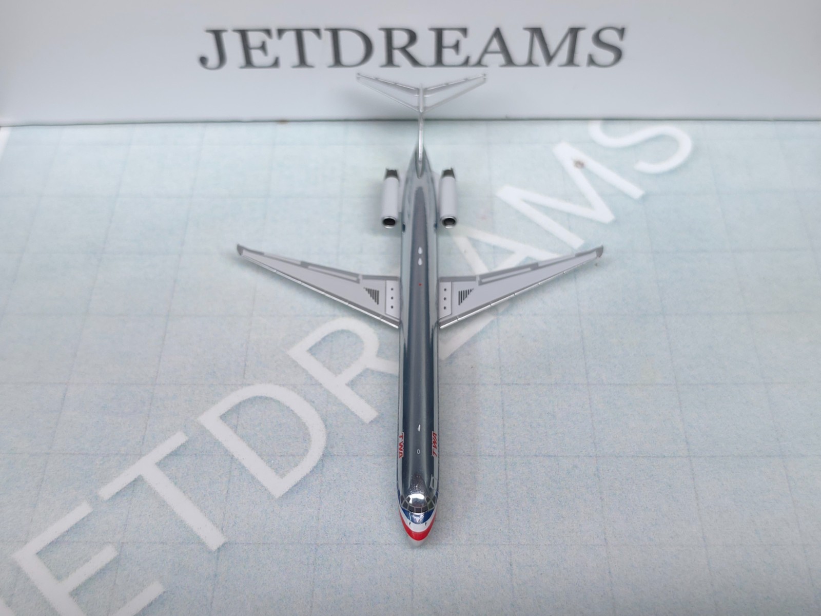 1/400 TWA / TRANS WORLD MD-83 (MD-80) AMERICAN HYBRID COLORS N9615W NG MODEL