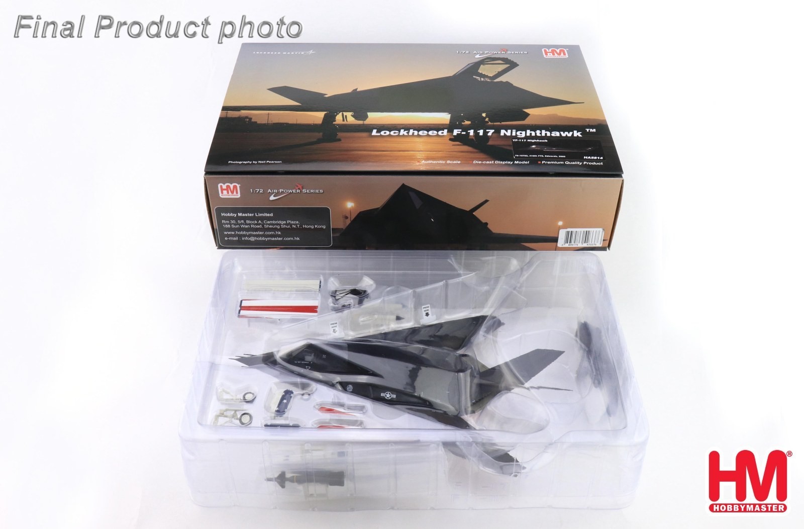 Hobby Master 1/72 YF-117A Nighthawk USAF 412th TW, 410th FTS Edwards AFB HA5814