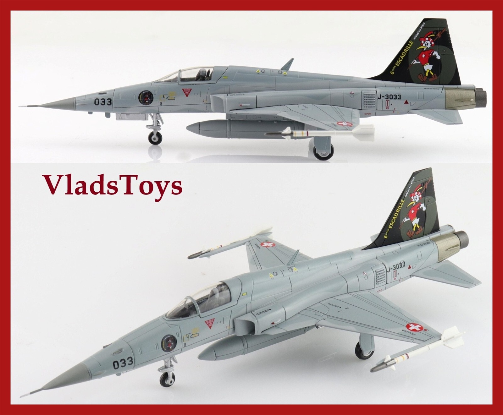 Hobby Master 1/72 F-5E Tiger II J-3033, Staffel 6, Swiss Air Force HA3329b